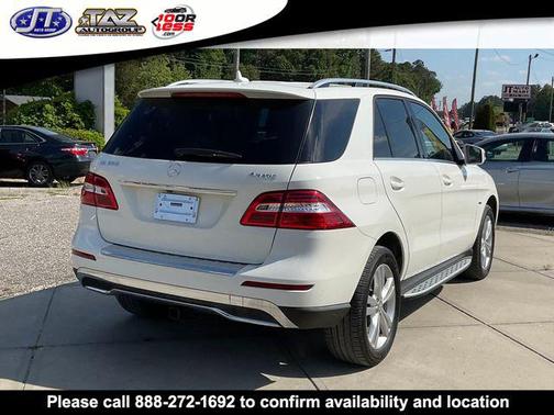 White 2012 Mercedes-Benz M-Class 4MATIC