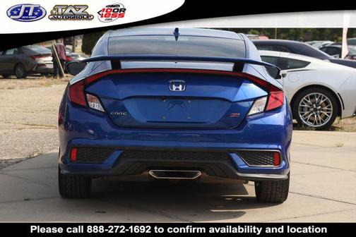 Aegean Blue Metallic 2020 Honda Civic Si Base