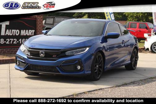 Aegean Blue Metallic 2020 Honda Civic Si Base