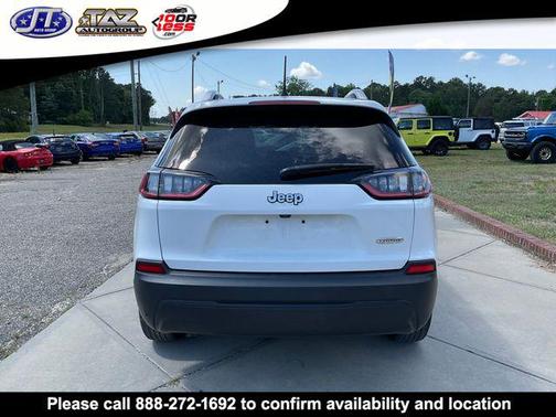 Bright White Clearcoat 2019 Jeep Cherokee Latitude