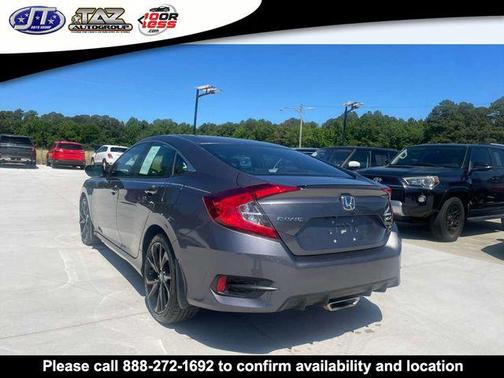 Modern Steel Metallic 2020 Honda Civic Sport
