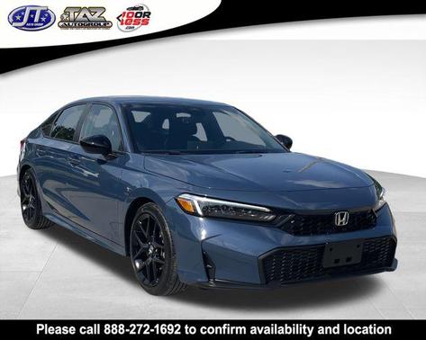 Blue Lagoon Pearl 2025 Honda Civic Sport