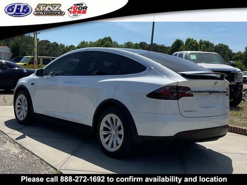 Pearl White Multi-Coat 2018 Tesla Model X 100D