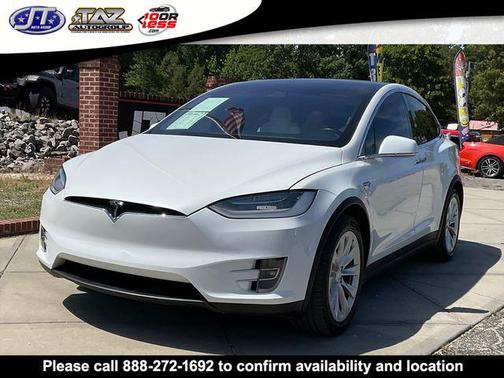Pearl White Multi-Coat 2018 Tesla Model X 100D