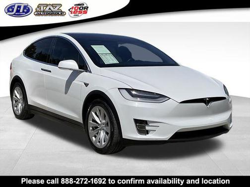 Pearl White Multi-Coat 2018 Tesla Model X 100D