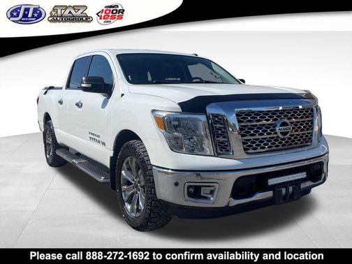 Glacier White 2019 Nissan Titan SV