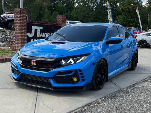 Boost Blue Pearl 2021 Honda Civic Type R Touring