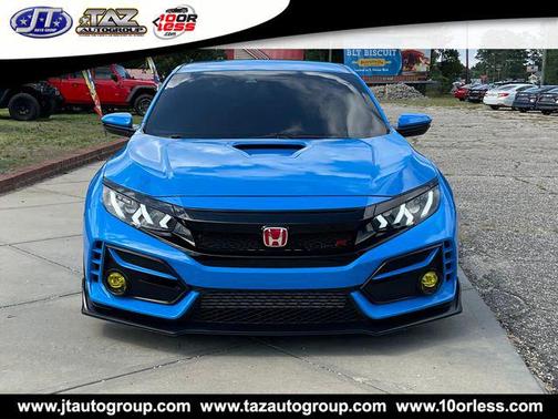 Boost Blue Pearl 2021 Honda Civic Type R Touring