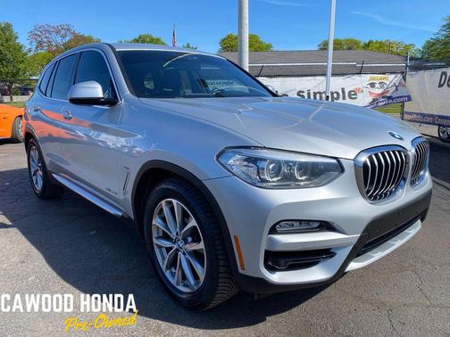 Glacier Silver Metallic 2018 BMW X3 xDrive30i