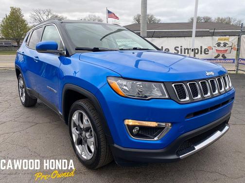 Laser Blue Pearlcoat 2020 Jeep Compass Limited