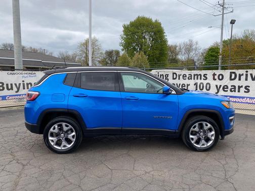Laser Blue Pearlcoat 2020 Jeep Compass Limited