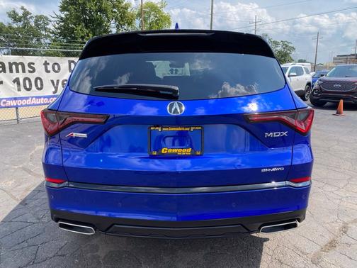 Canyon River Blue Metallic 2025 Acura MDX A-Spec