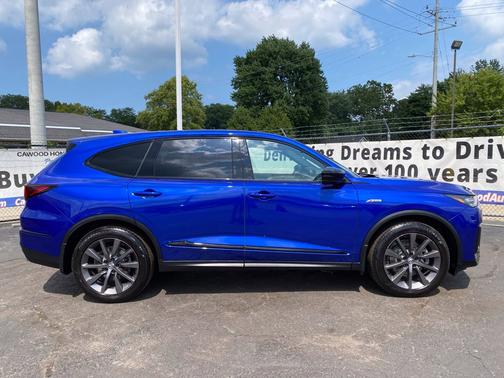 Canyon River Blue Metallic 2025 Acura MDX A-Spec