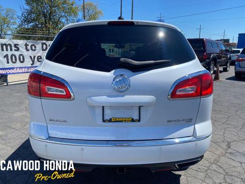 White Frost Tricoat 2017 Buick Enclave Leather
