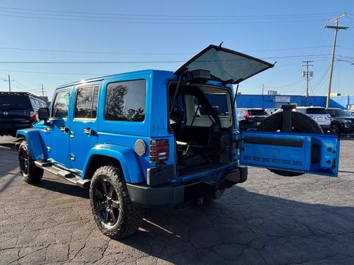 Hydro Blue Pearl Coat 2014 Jeep Wrangler Sahara