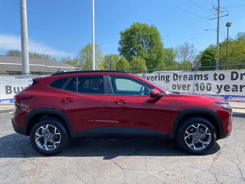 Crimson Metallic 2025 Chevrolet Trax LT