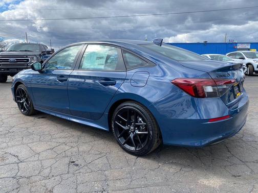 Blue Lagoon Pearl 2026 Honda Civic Hybrid Sport