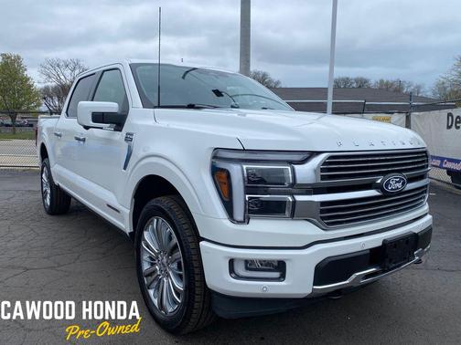 White 2025 Ford F-150 Platinum