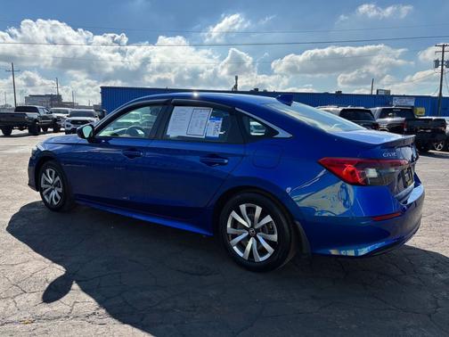 Aegean Blue Metallic 2024 Honda Civic LX