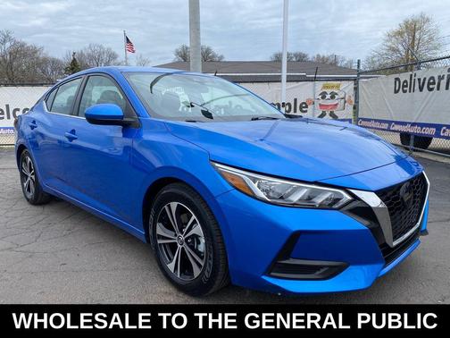 Electric Blue Metallic 2023 Nissan Sentra SV