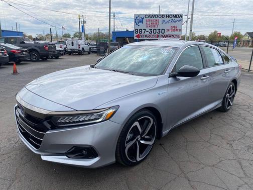 Lunar Silver Metallic 2022 Honda Accord Hybrid Sport