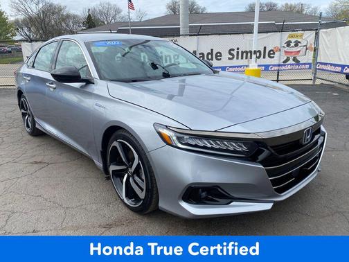 Lunar Silver Metallic 2022 Honda Accord Hybrid Sport
