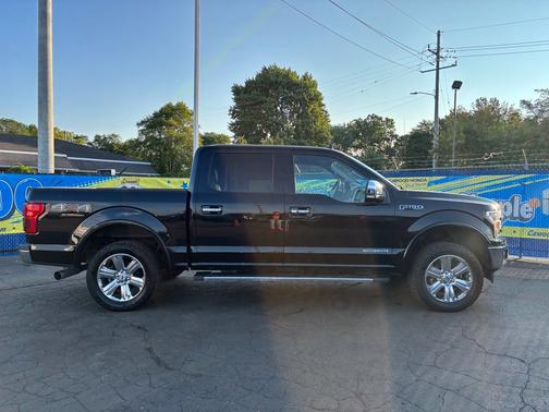 Shadow Black 2018 Ford F-150 Lariat