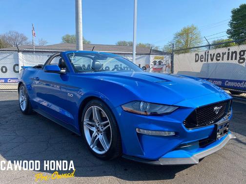 Velocity Blue Metallic 2021 Ford Mustang GT Premium