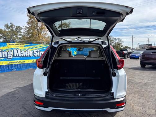 Platinum White 2022 Honda CR-V Hybrid EX-L