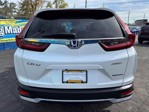 Platinum White 2022 Honda CR-V Hybrid EX-L