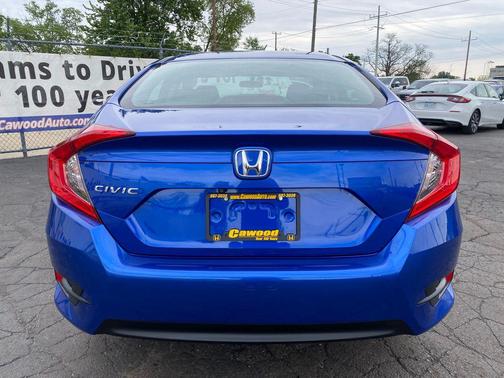 Aegean Blue Metallic 2018 Honda Civic LX