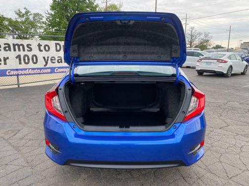 Aegean Blue Metallic 2018 Honda Civic LX