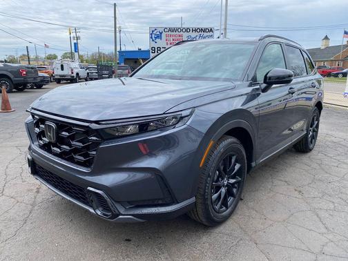 Meteorite Gray Metallic 2026 Honda CR-V Hybrid Sport-L AWD