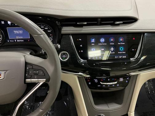 Satin Steel Metallic 2022 Cadillac XT6 Premium Luxury AWD