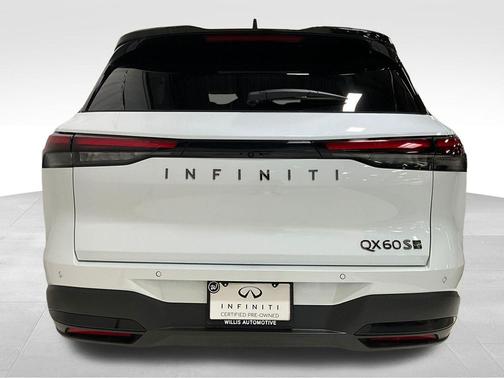 Radiant White/Black Obsidian 2026 INFINITI QX60 SPORT AWD