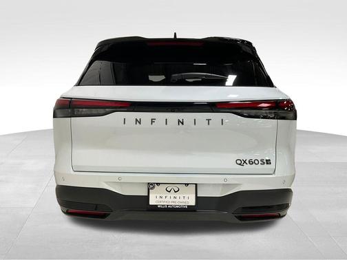 Radiant White/Black Obsidian 2026 INFINITI QX60 SPORT AWD