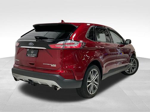 Ruby Red Metallic Tinted Clearcoat 2019 Ford Edge Titanium