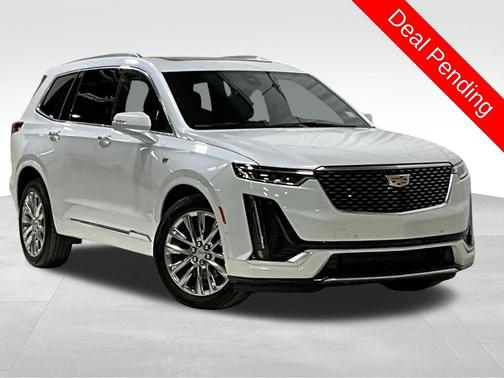 Crystal White Tricoat 2024 Cadillac XT6 Premium Luxury AWD