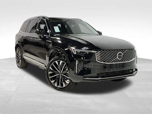 Onyx Black Metallic 2026 Volvo XC90 Plus, B6 AWD Gas (mild hybrid), Gasoline, Bright, 7 Seats