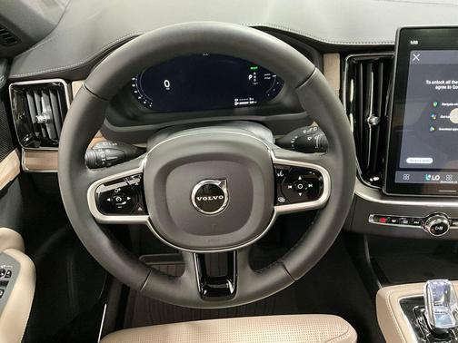 Onyx Black Metallic 2026 Volvo XC90 Plug-In Hybrid Ultra Dark Theme, T8 AWD, Electric/Gasoline, 7 Seats