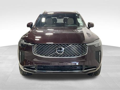 Mulberry Red Metallic 2026 Volvo XC90 Plus, B6 AWD Gas (mild hybrid), Gasoline, Bright, 6 Seats