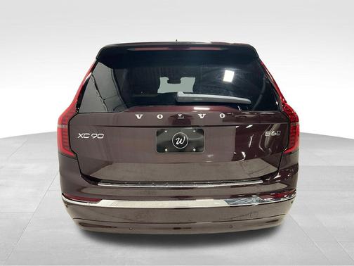 Mulberry Red Metallic 2026 Volvo XC90 Plus, B6 AWD Gas (mild hybrid), Gasoline, Bright, 6 Seats