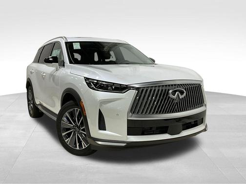 Radiant White 2026 INFINITI QX60 LUXE AWD
