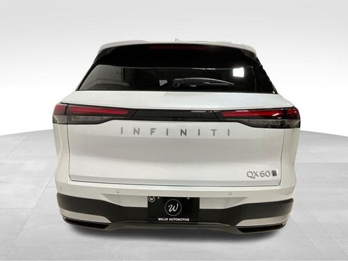 Radiant White 2026 INFINITI QX60 LUXE AWD
