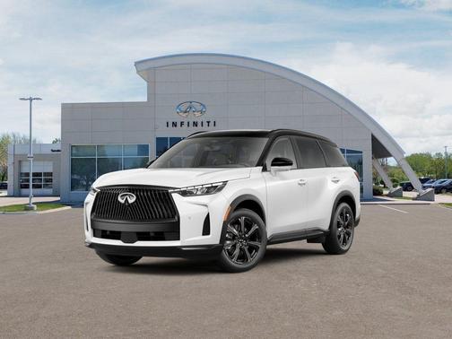 Radiant White/Black Obsidian 2027 INFINITI QX60 AUTOGRAPH