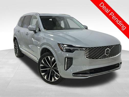 Vapour Gray Metallic 2026 Volvo XC90 Ultra, B6 AWD Gas (mild hybrid), Gasoline, Bright, 7 Seats