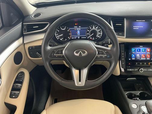 Hermosa Blue 2021 INFINITI QX50 LUXE AWD