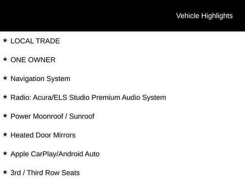 Black Pearl 2019 Acura MDX 3.5L w/Technology Package