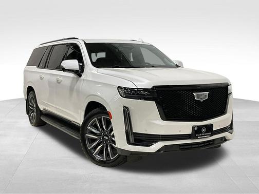 Crystal White Tricoat 2021 Cadillac Escalade ESV Sport Platinum