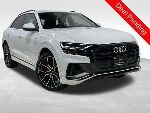 Glacier White 2019 Audi Q8 3.0T Premium Plus